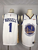 Warriors 1 D'angelo Russell White City Edition Nike Swingman Jersey,baseball caps,new era cap wholesale,wholesale hats